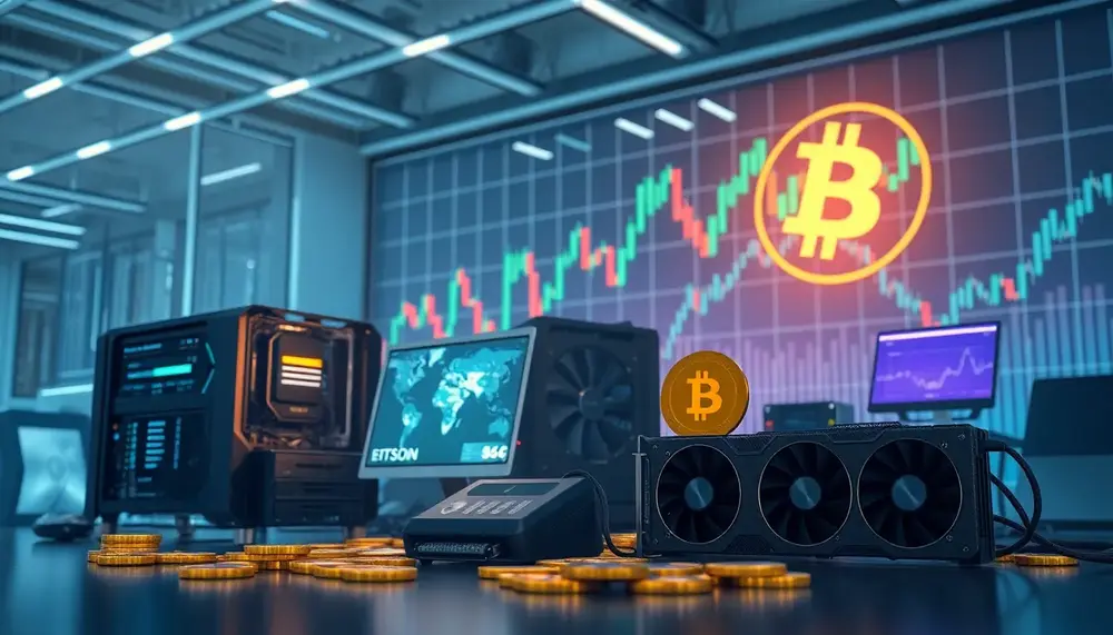 Bitcoin Mining Stocks Drop Sharply Amid $1.65 Trillion US Market Loss